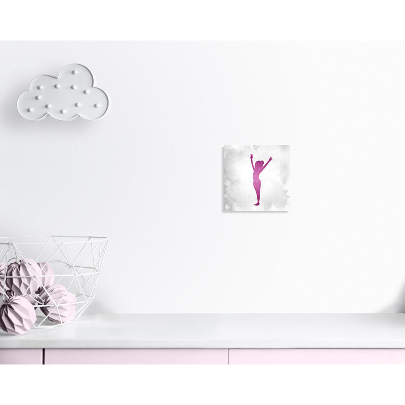 Gymnastique 2, H 12 po x l 12 po x P 1,5 po, Toile