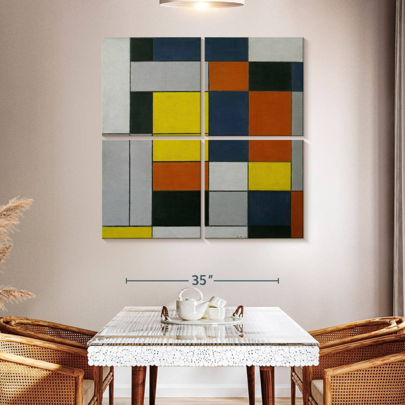 No. VI - Composition No. II, 45'' H x 45'' W