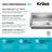 KRAUS Fairlane 25” ADA Compliant Drop In / Top Mount Single Bowl 18-Gauge Stainless Steel Kitchen Sink-123474591-123474587