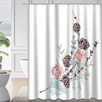 Aquarelle, aquarelle, fleurs, hiver, aquarelle avec 12 crochets