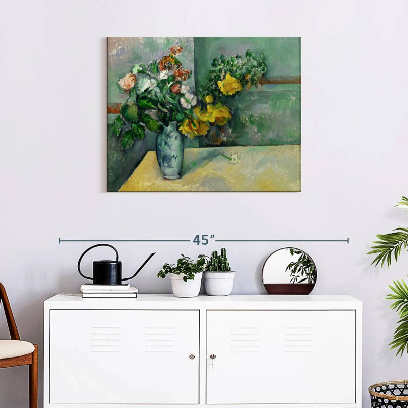 Nature morte dans un vase, H 24 po x l 30 po