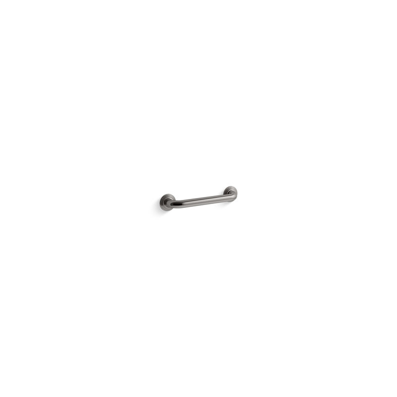 Traditional Grab Bar, 12"W, Vibrant Brushed Nickel