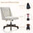 Upholstered Swivel Task Chair with Nailhead Trim-910818531