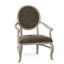 Oakland Upholstered King Louis Back Arm Chair-1924215283-1924188350