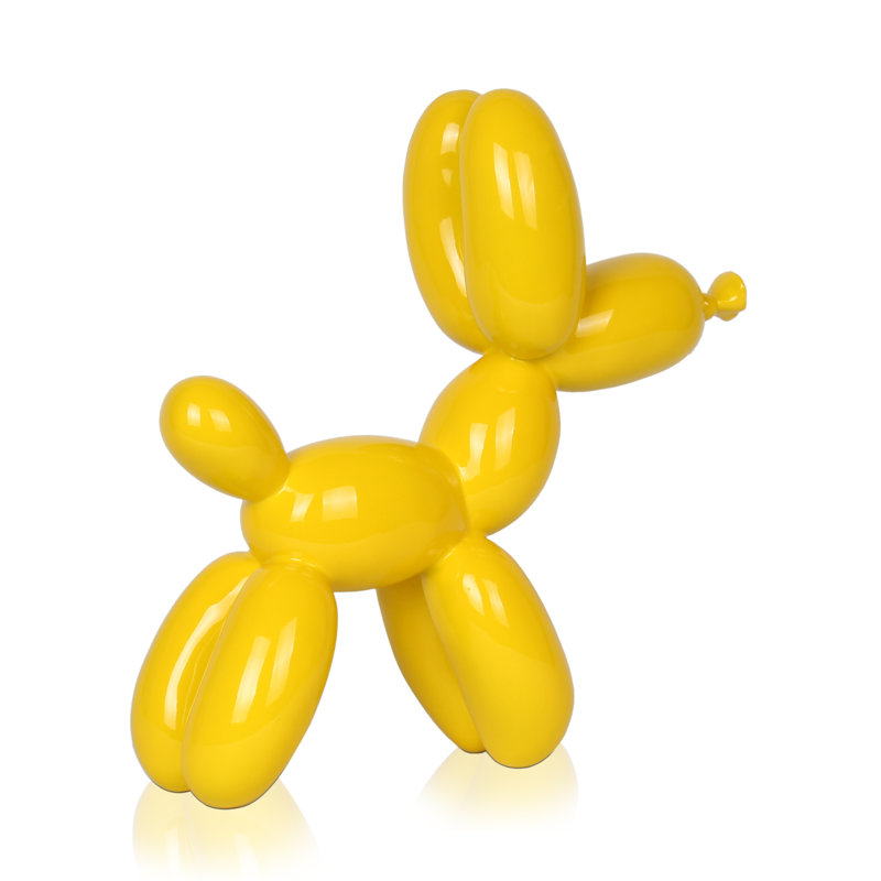 Aagje Animals Figurines & Sculptures, Yellow, 27cm H x 26cm W x 9.5cm D