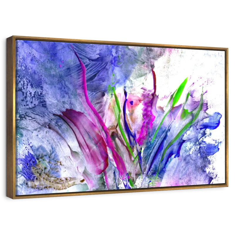 Syd Flower, 46" X 31", Floating Frame Gold