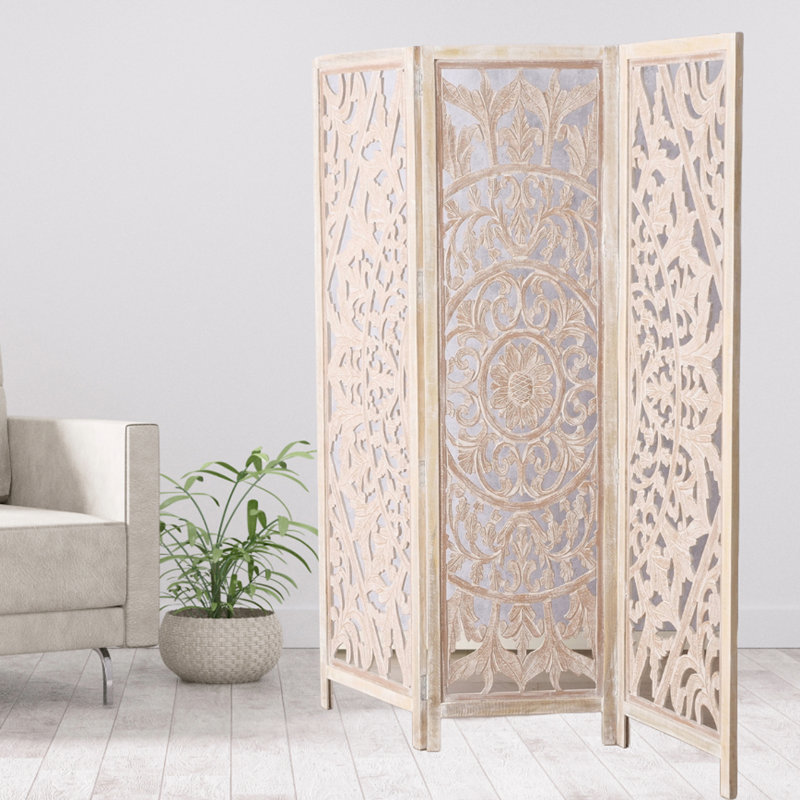 Cloison pliante 3 panneaux Sheredan Boho