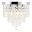 Plafonnier encastré en cristal 5 lumières Salley-1818672212