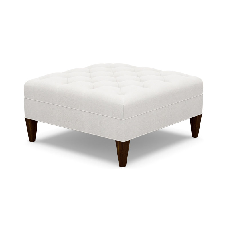 Square Ottoman, 9637-51, Walnut