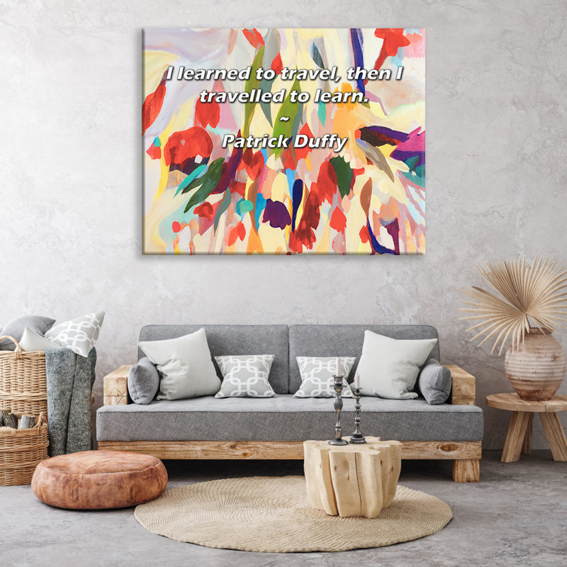 «Artsy Quote» par Patrick Duffy, toile tendue avec châssis