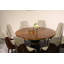 Vogue Lux Orange 61" Round Dining Set-1129307978-1114363436-1114363435