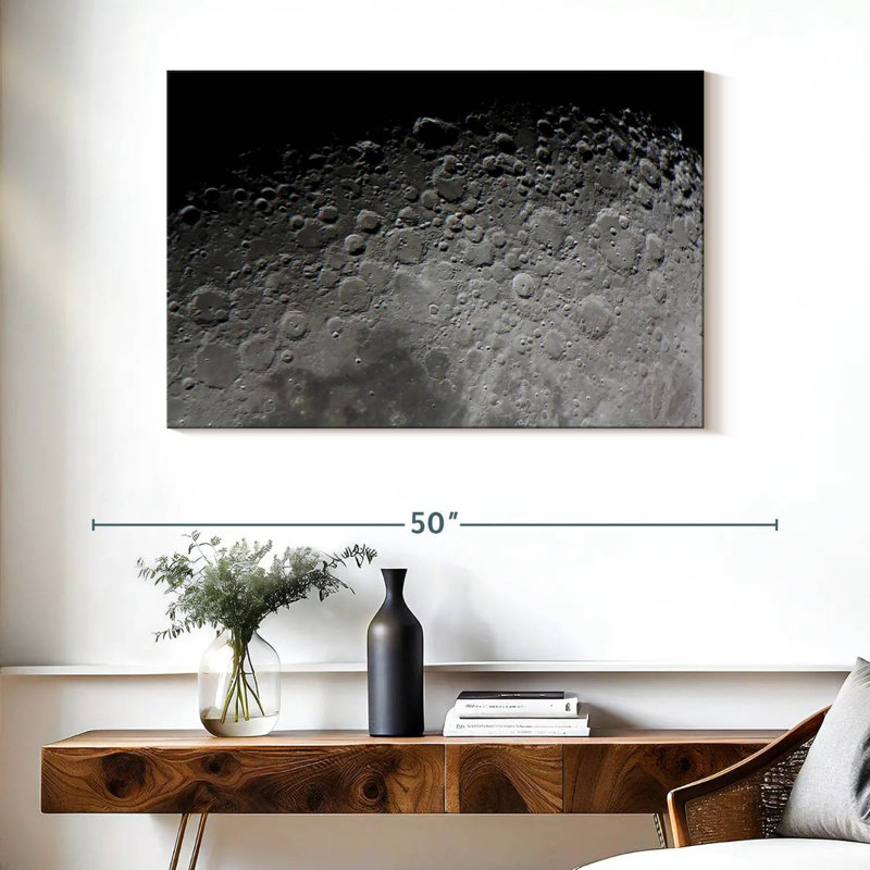 Oberle Moon Surface, 26" H x 39" W