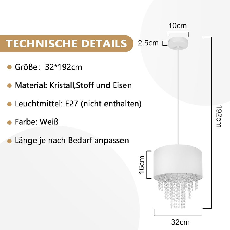 1 - Light Stainless Stee Cylinder Pendant