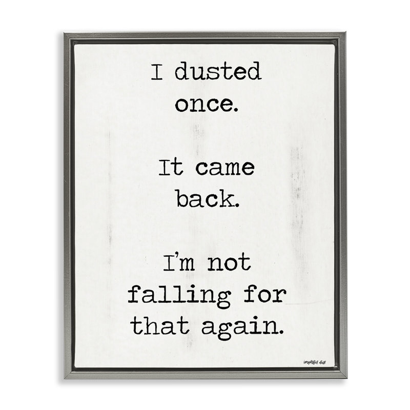 Cadre flottant Dust Once It Came Back, design par Imparfect Dust, H 21 po x l 17 po, Cadre flottant gris lustré