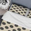 Ensemble de housse de couette à pois brun et beige I - Glam-109145347