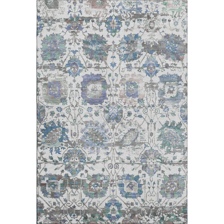 Premium Machine Washable Lubbers AMF1732 Global Rug