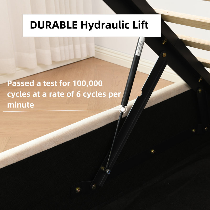 Juanetta Hydraulic Lift Storage Platform Bed | Wayfair
