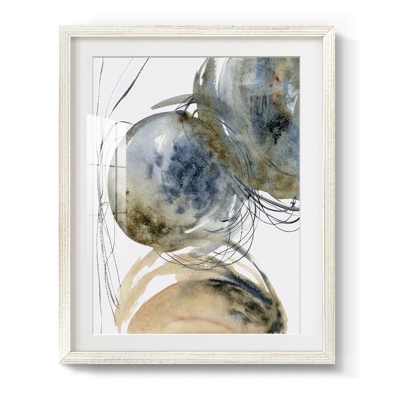 Hibernation II - impression encadrée, H 19,5 po x l 16,5 po, Blanc