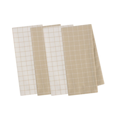 Printed Microfiber Dishtowel Set/4