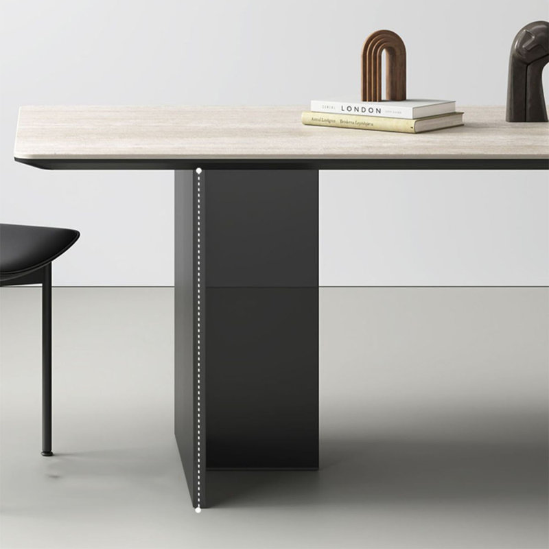 Table de salle à manger rétro, H 29,5 po x L 55,1 po x l 31,5 po