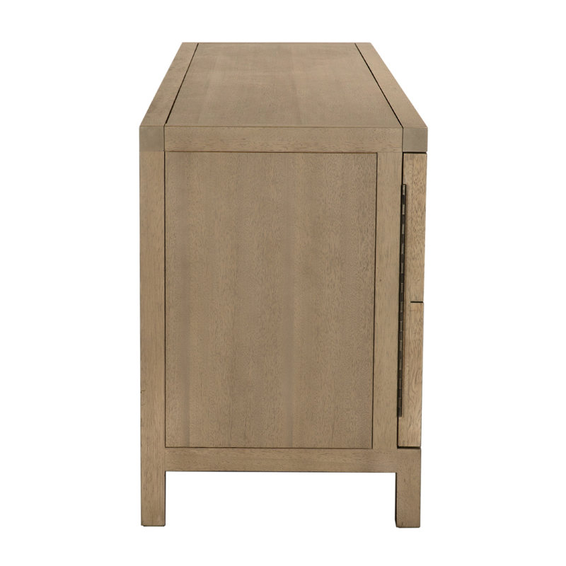 Quadrant 4 Door Sideboard, Washed Walnut