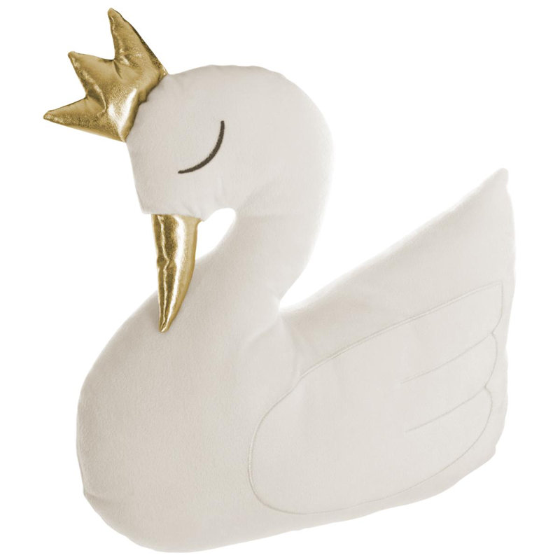 Shipley Novelty Cushion, White