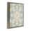 «Mint & Beige Mandala Floater», art mural sur toile par Flora Kouta