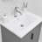 Finck 24.2'' Single Bathroom Vanity with Ceramic Top-557499528-557086569