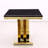 Abrahante Metal Base Dining Table