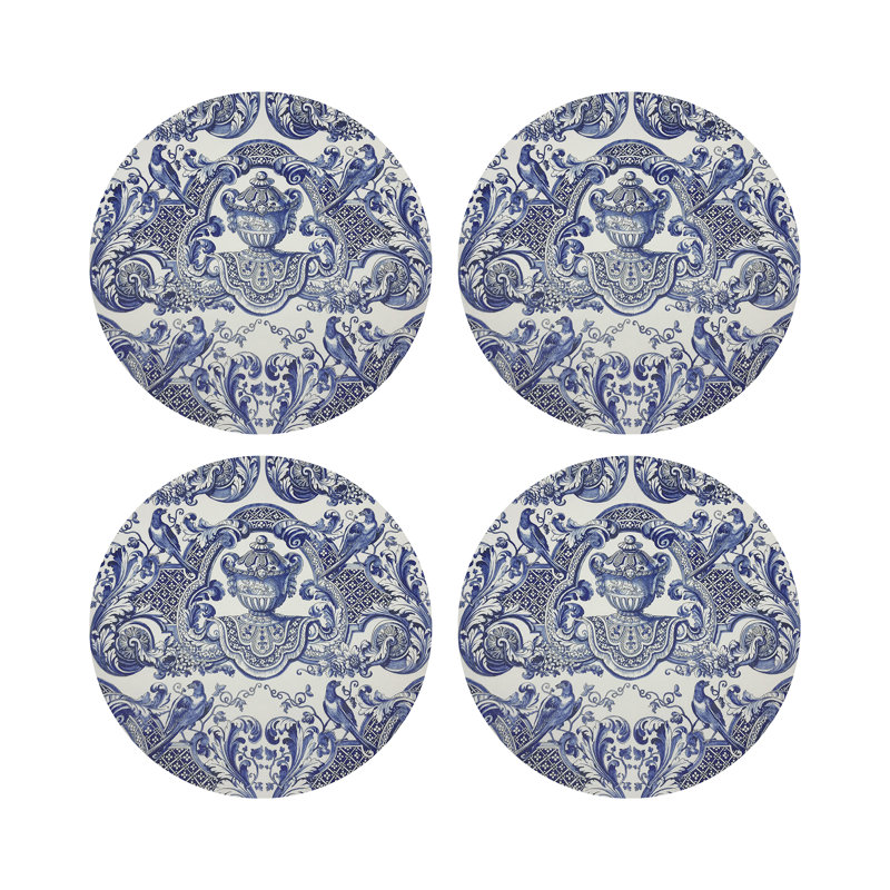Napperon en cuir Royal Delft William and Mary, Bleu