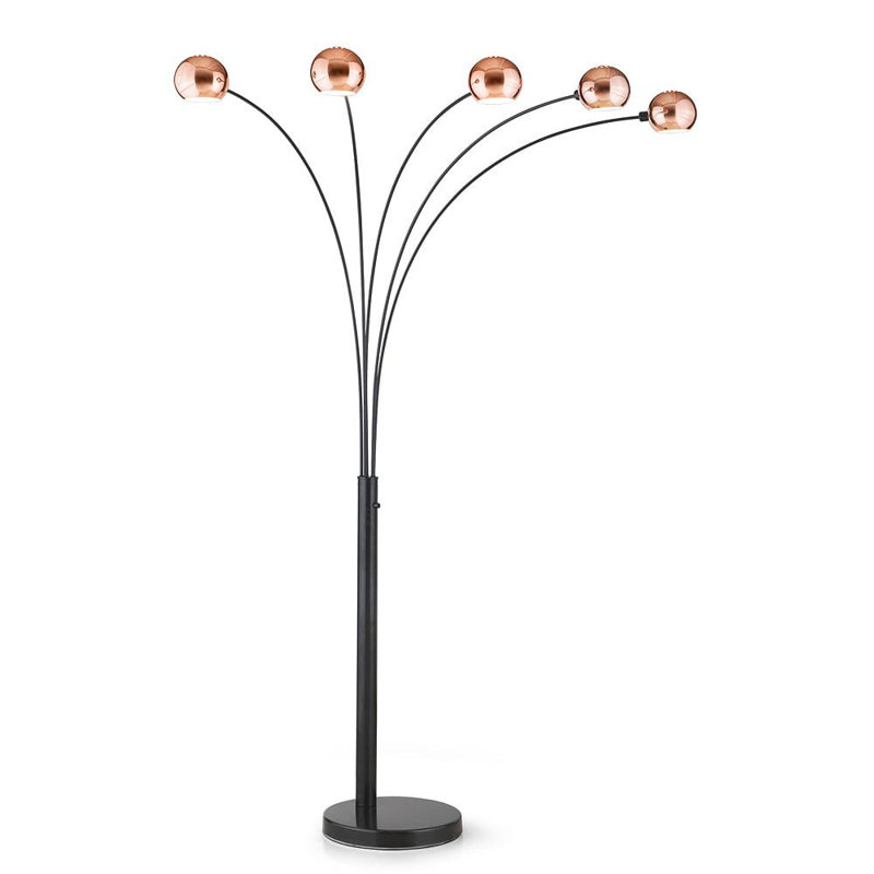 Dealba 85'' Tree Floor Lamp, Dark Bronze/Copper