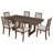 Venn Extendable Dining Table Set with Upholstered Chairs-2037724516-2027282592