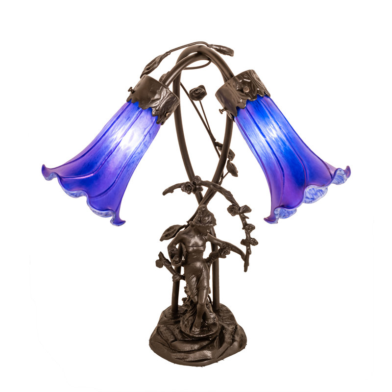 Diop Table Lamp, Blue
