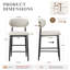 Yes Upholstered Bar Stool with Iron Frame-1039370969