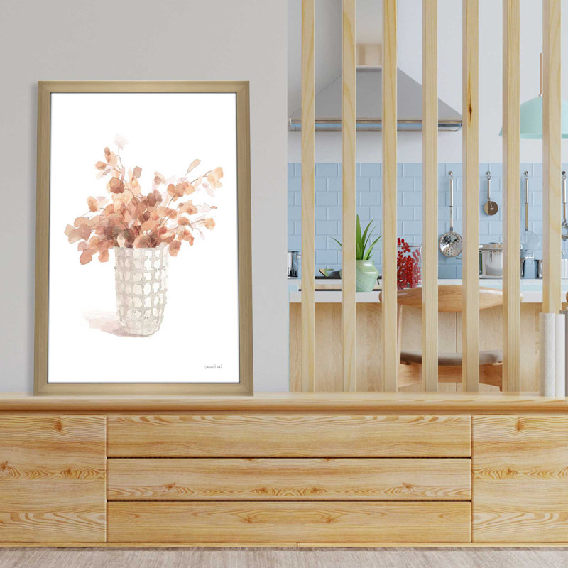 Modern Flora I Terracotta - Peinture, L 33,5 po x H 49,5 po