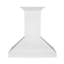 ZLINE 30 in. Wooden Wall Mount Range Hood in Smooth Bright White Finish
