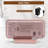 Slim Digital Mirror Clock, Aesthetic Alarm Clock For Bedroom Living, Plug In Electric Clock Big LED Modern Decorative Small Table Clock For Office Desk, Battery Backup, 6 Dimmers (Rose Gold)