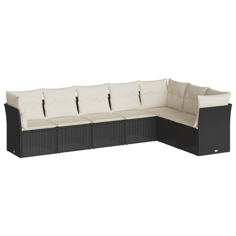 Ensemble de canapé de jardin en polyuréthane, Beige