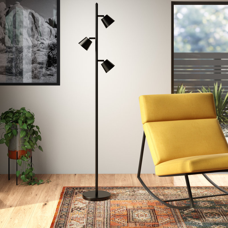 Alby 61.5'' LED Tree Floor Lamp, Black