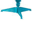 Pre-Lit Medium Artificial Pine Christmas Tree - Turquoise - Clear Lights-106854034