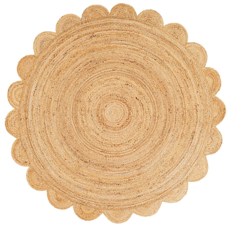 Tapis contemporain Contemporary, Rond 6 pi 1 po