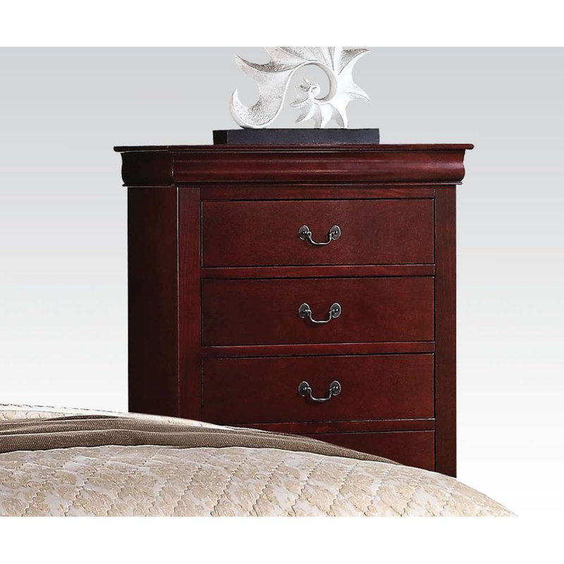 Commode 5 tiroirs Egger Louis Philippe Iii, Cerisier