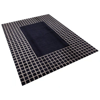 Performance Viscose Washable Geometric Indoor Rug