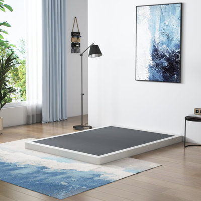 Low Profile Box Spring,3 Inch Box Spring For Bed,heavy Duty Mattress Foundation,metal Bed Base/noise Free/non-slip/easy Assembly