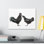«Chicken Couple Chicken Troop», reproduction d'art mural