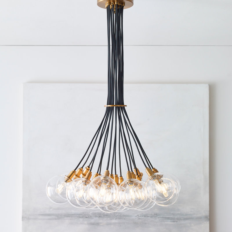 Gambit 19 - Light Pendant, Yes, Aged Brass