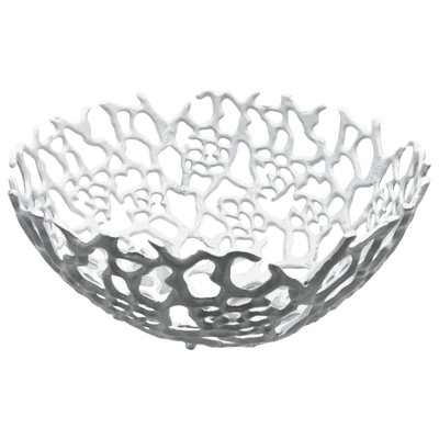 Bol décoratif décoratif fait à la main en aluminium