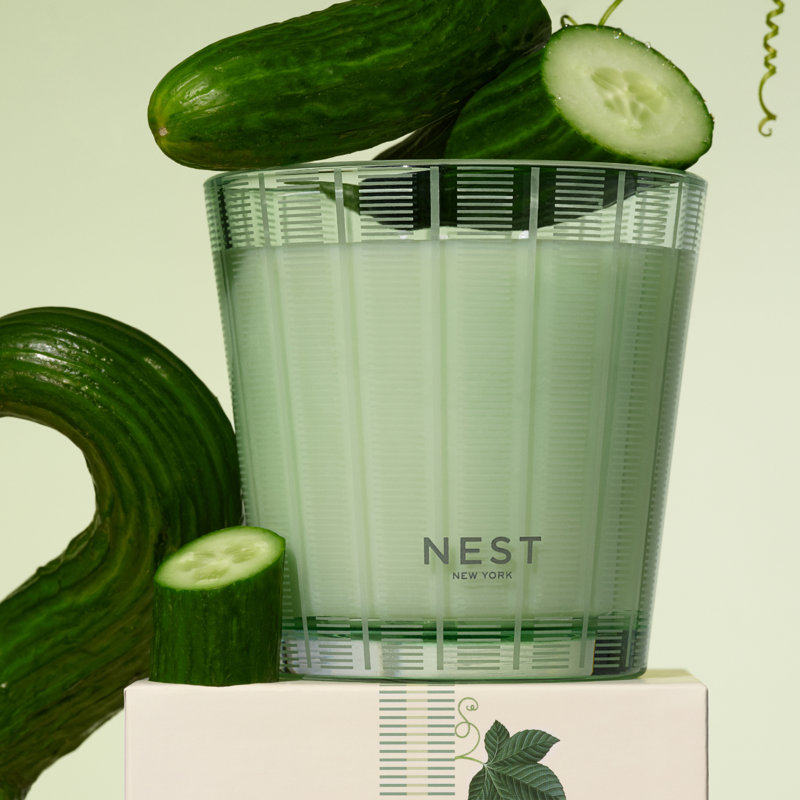 Cucumber & White Sage Classic Candle, 3-Wick