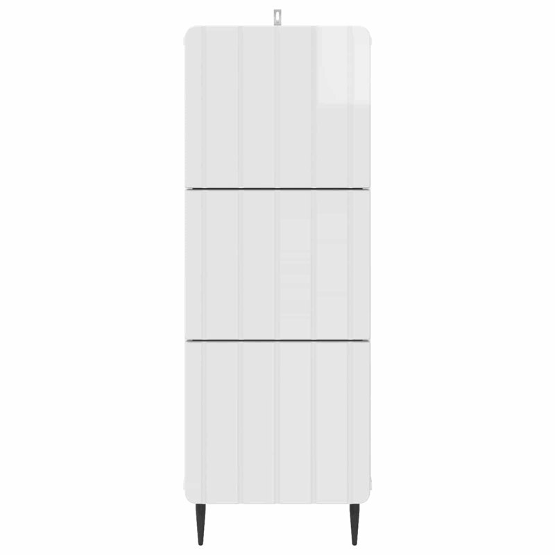 Accent Chest, 92cm H x 33cm W x 34.5cm D, High Gloss White