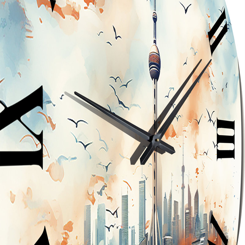 Horloge murale Curlene, Moyenne